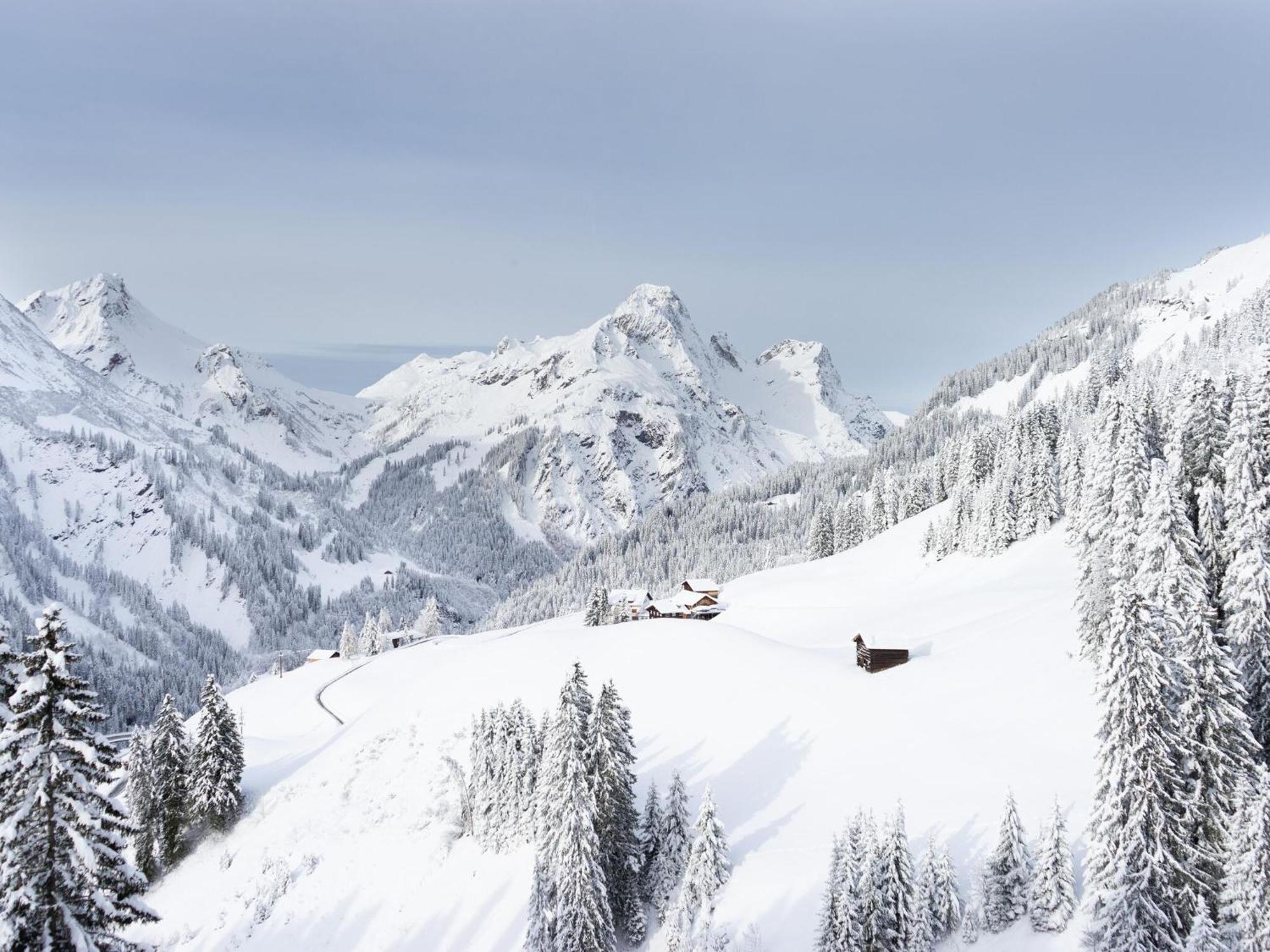 Apartment In Schroecken Near Ski Area Extérieur photo
